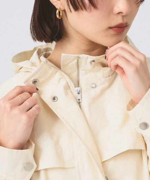 Ray BEAMS（レイビームス）の「2WAY マウンテン パーカー（撥水）（マウンテンパーカー・レディース・ブラック/ホワイト系その他6/カーキ・1/0）」の20枚目の写真