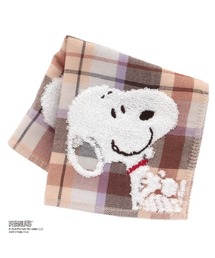 SNOOPY（スヌーピー）の「PEANUTS ガーゼタオルハンカチ <スヌーピー 多色チェック>（ハンカチ/ハンドタオル）」