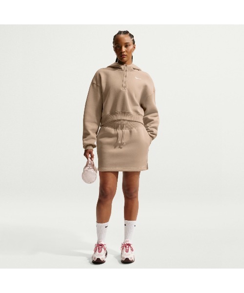 NIKE NSW Phoenix Fleece Women's High-Waisted Slim Mini Skirt