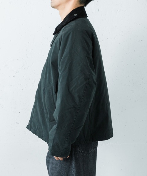 Barbour(バブアー)の「Barbour padded transport jacket(ダウンジャケット/コート・メンズ・ブラック/オリーブ・36/42/40/38)」の4枚目の写真