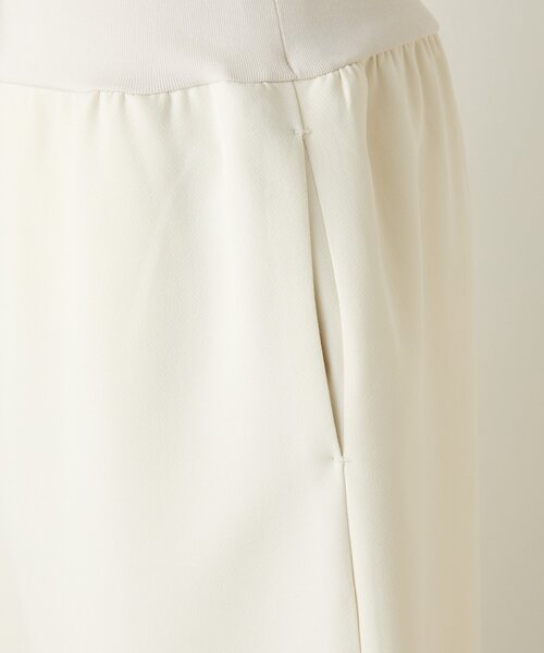 BEARDSLEY（ビアズリー）の「ダブルクロスウエストリブパンツ（その他パンツ・レディース・ブラック/アイボリー・1/2/0）」の5枚目の写真