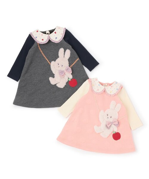 セール】うさぎポシェットワンピース（ワンピース）｜baby cheer