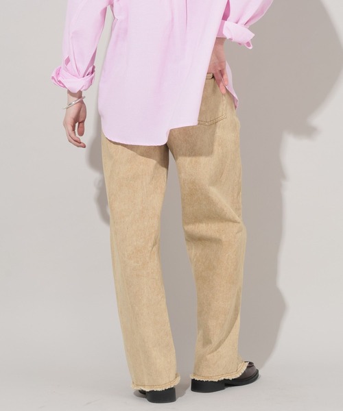 GEORGE'S（ジョージズ）の「タックコクーンデニム（デニムパンツ・レディース・ベージュ/ブルー/イエロー・SMALL/MEDIUM）」の8枚目の写真