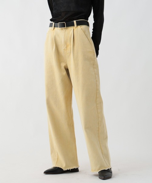 GEORGE'S（ジョージズ）の「タックコクーンデニム（デニムパンツ・レディース・ベージュ/ブルー/イエロー・SMALL/MEDIUM）」の20枚目の写真