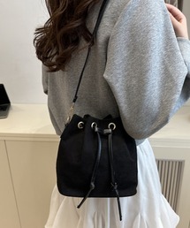 VIBGYOR | FReePLACe/コーデュロイ 巾着 ミニショルダーバッグ X12741(ショルダーバッグ)