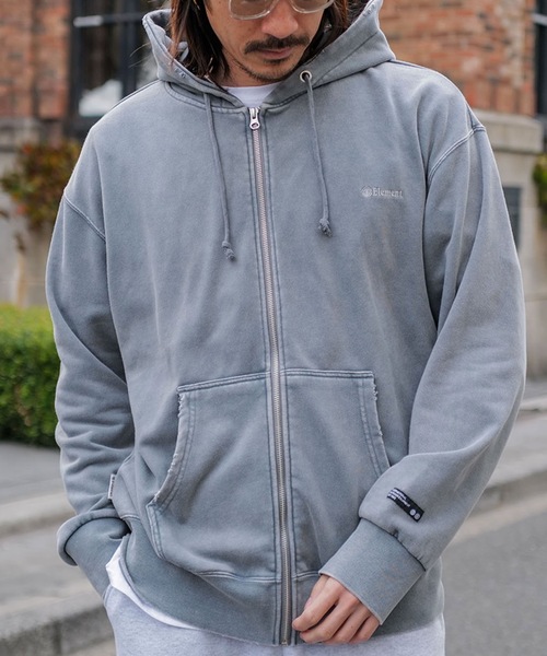 ELEMENT(エレメント)の「ELEMENT メンズ HORIZONTAL HOOD FULL パーカー 【2026年春夏モデル】(パーカー・メンズ・グリーン系その他/ブラック系その他/ブルー系その他・X-LARGE/LARGE/MEDIUM)」の2枚目の写真