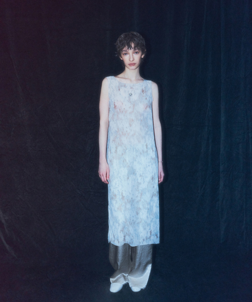 YOUTH(ユース)の「Printing Jersey Dress - Light Grey(ワンピース・レディース・その他・S/M)」の3枚目の写真
