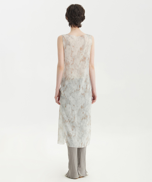 YOUTH(ユース)の「Printing Jersey Dress - Light Grey(ワンピース・レディース・その他・S/M)」の5枚目の写真