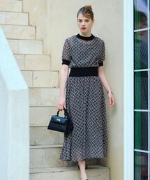 DRESSTERIOR（ドレステリア）の「【大人MUSE5月号掲載】オーバーラップサークル シアードレス（ワンピース）」