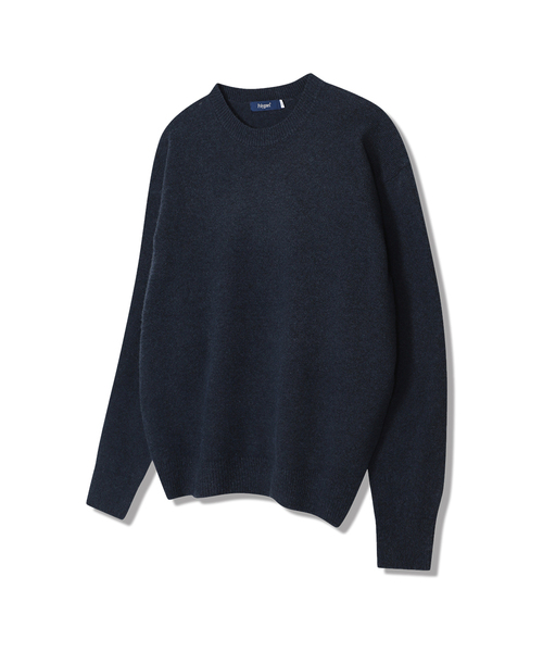 POLYGRAM(ポリグラム)の「ソフトウールブレンドパレットニット - 10カラー(ニット/セーター・レディース・ブラック/ベージュ/ネイビー/グレー/ピンク/アイボリー/エメラルド/ライトブラウン/ワインレッド/チャコール・MEDIUM/LARGE/X-LARGE)」の8枚目の写真