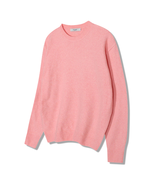 POLYGRAM(ポリグラム)の「ソフトウールブレンドパレットニット - 10カラー(ニット/セーター・レディース・ブラック/ベージュ/ネイビー/グレー/ピンク/アイボリー/エメラルド/ライトブラウン/ワインレッド/チャコール・MEDIUM/LARGE/X-LARGE)」の9枚目の写真