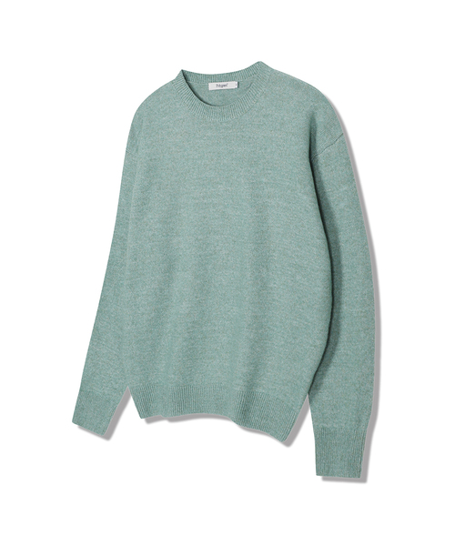 POLYGRAM(ポリグラム)の「ソフトウールブレンドパレットニット - 10カラー(ニット/セーター・レディース・ブラック/ベージュ/ネイビー/グレー/ピンク/アイボリー/エメラルド/ライトブラウン/ワインレッド/チャコール・MEDIUM/LARGE/X-LARGE)」の7枚目の写真