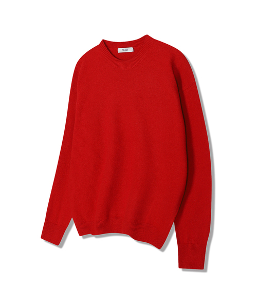 POLYGRAM(ポリグラム)の「ソフトウールブレンドパレットニット - 10カラー(ニット/セーター・レディース・ブラック/ベージュ/ネイビー/グレー/ピンク/アイボリー/エメラルド/ライトブラウン/ワインレッド/チャコール・MEDIUM/LARGE/X-LARGE)」の10枚目の写真