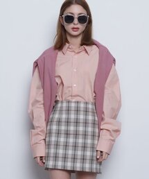 W97 yoo linen over shirts pink