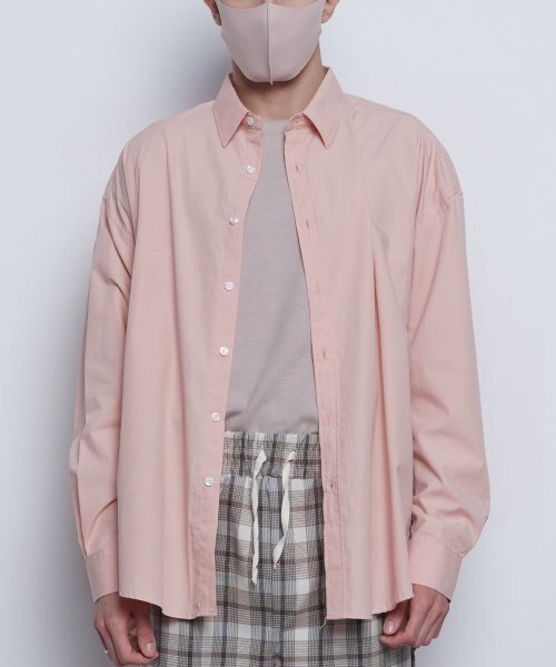 THE-ABON(エイボン)の「W97 yoo linen over shirts pink(シャツ/ブラウス・レディース・その他・FREE)」の3枚目の写真
