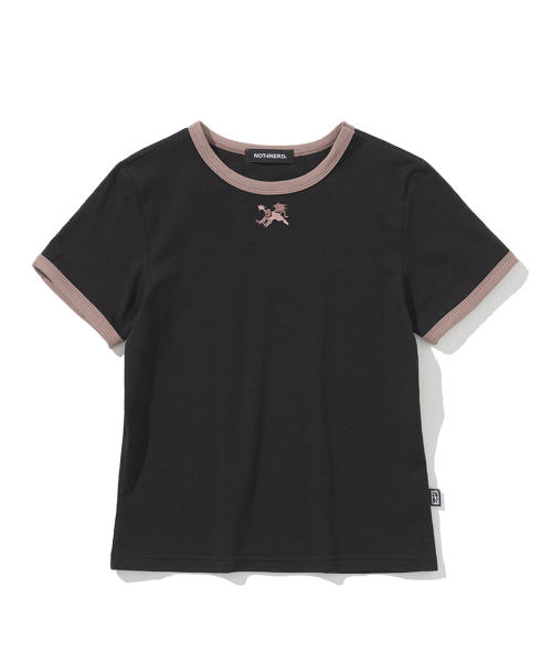 NOT4NERD(ノットフォーナード)の「W タイニーフライングホーンドタイガーリンガーTシャツ - ブラック(Tシャツ/カットソー・レディース・その他・FREE)」の2枚目の写真
