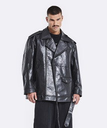 Oversized rider jacket - Black