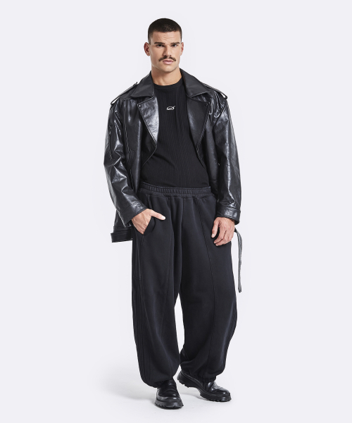 51%（フィフティーワンパーセント）の「Oversized rider jacket - Black（ライダースジャケット・メンズ・その他・FREE）」の3枚目の写真