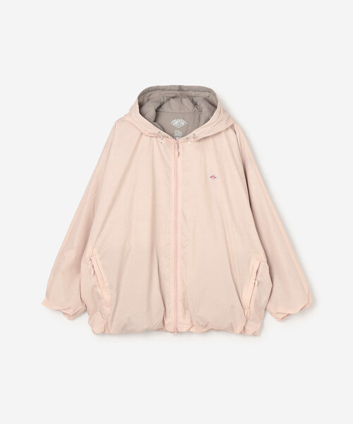 DANTON(ダントン)の「DANTON | ナイロンリップストップ フードブルゾン WOMEN(ナイロンジャケット・レディース・ピンク/ブラック・S)」の4枚目の写真