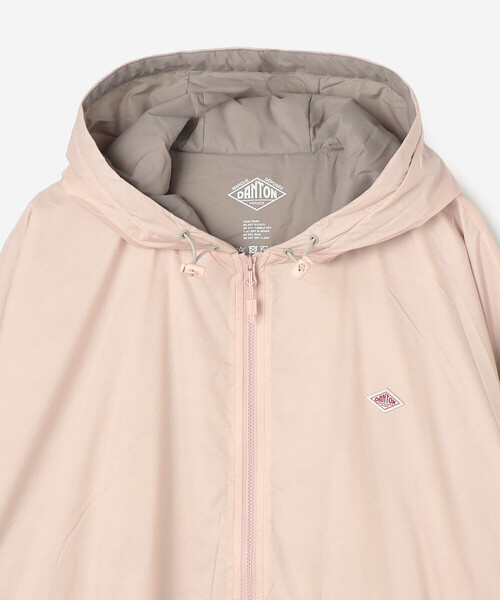DANTON(ダントン)の「DANTON | ナイロンリップストップ フードブルゾン WOMEN(ナイロンジャケット・レディース・ピンク/ブラック・S)」の6枚目の写真