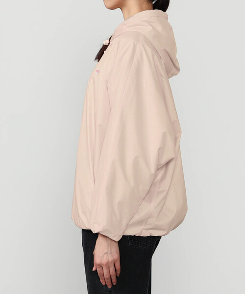 DANTON(ダントン)の「DANTON | ナイロンリップストップ フードブルゾン WOMEN(ナイロンジャケット・レディース・ピンク/ブラック・S)」の15枚目の写真