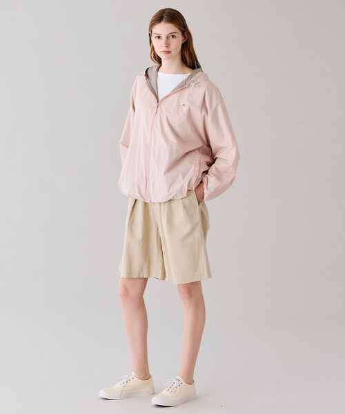 DANTON(ダントン)の「DANTON | ナイロンリップストップ フードブルゾン WOMEN(ナイロンジャケット・レディース・ピンク/ブラック・S)」の21枚目の写真