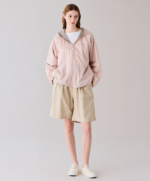 DANTON(ダントン)の「DANTON | ナイロンリップストップ フードブルゾン WOMEN(ナイロンジャケット・レディース・ピンク/ブラック・S)」の22枚目の写真