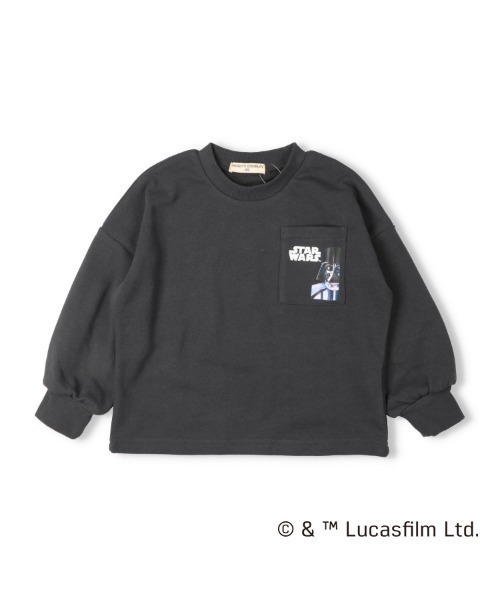 Naughty Company(ナウテーカンパニー)の「スター・ウォーズ/裏毛トレーナー(スウェット・キッズ・グリーン/スミクロ・100/130/140/150/110/120/160)」の1枚目の写真