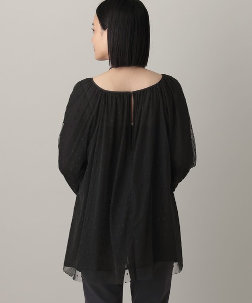 A part by(アパートバイ)の「チュールドットブラウス(シャツ/ブラウス・レディース・ライトグレー/ブラック/オフホワイト・FREE)」の20枚目の写真