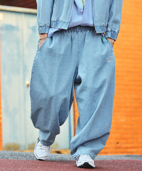 セール】UMBRO/アンブロ SP WIDE DENIM PANTS/別注 ワイド デニム