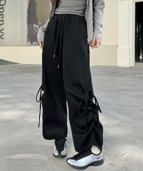 アダバット　スウェットイージーパンツ　LL ブラック アダバット スウェットイージーパンツ LL ブラック adabat