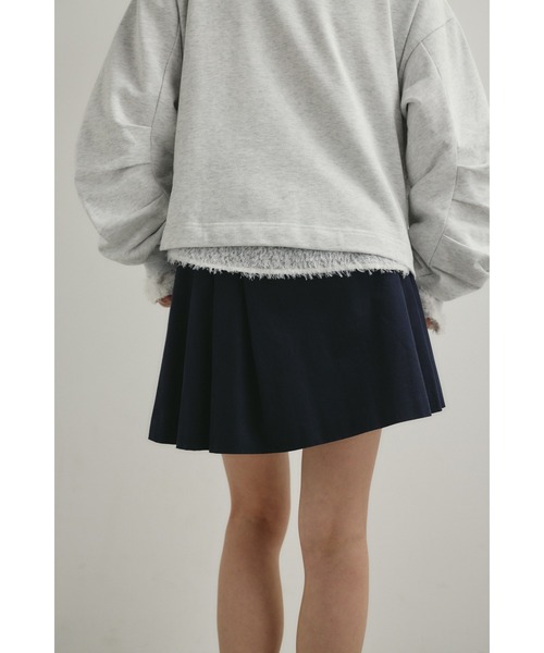 STYLEMIXER(スタイルミキサー)の「タックワイドミニスカート(スカート・レディース・ベージュ/ネイビー・MEDIUM/SMALL)」の17枚目の写真