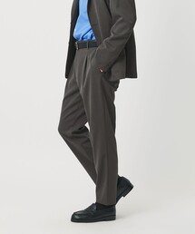 BEAUTY&YOUTH UNITED ARROWS | トリクシオン シャンブレー 1P テーパード スラックス NO.5 セットアップ対応可能(スラックス)