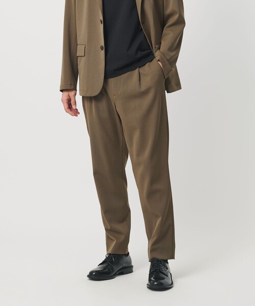 BEAUTY&YOUTH UNITED ARROWS（ビューティーアンドユースユナイテッドアローズ）の「トリクシオン/TRIXION シャンブレー 1P テーパード スラックス NO.5 セットアップ対応 ウォッシャブル（スラックス・メンズ・ベージュ/ダークグレー/ネイビー・S/L/M/XL）」の11枚目の写真