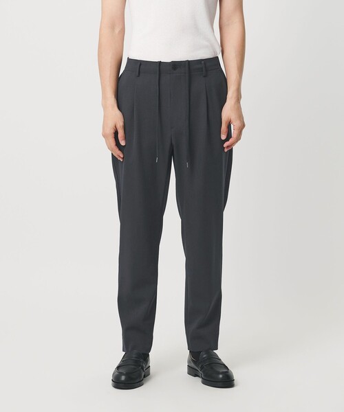 BEAUTY&YOUTH UNITED ARROWS（ビューティーアンドユースユナイテッドアローズ）の「トリクシオン/TRIXION シャンブレー 1P テーパード スラックス NO.5 セットアップ対応 ウォッシャブル（スラックス・メンズ・ベージュ/ダークグレー/ネイビー・S/L/M/XL）」の14枚目の写真