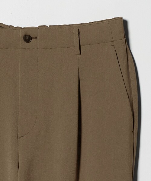 BEAUTY&YOUTH UNITED ARROWS(ビューティーアンドユースユナイテッドアローズ)の「トリクシオン/TRIXION シャンブレー 1P テーパード スラックス NO.5 セットアップ対応 ウォッシャブル(スラックス・メンズ・ベージュ/ダークグレー/ネイビー・S/L/M/XL)」の13枚目の写真