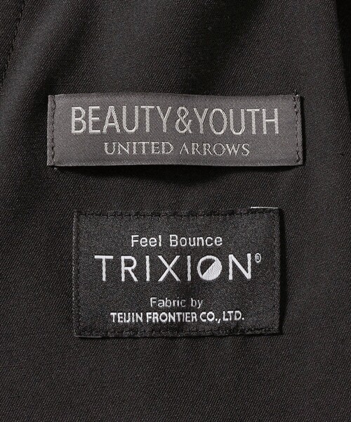 BEAUTY&YOUTH UNITED ARROWS（ビューティーアンドユースユナイテッドアローズ）の「トリクシオン/TRIXION シャンブレー 1P テーパード スラックス NO.5 セットアップ対応 ウォッシャブル（スラックス・メンズ・ベージュ/ダークグレー/ネイビー・S/L/M/XL）」の4枚目の写真