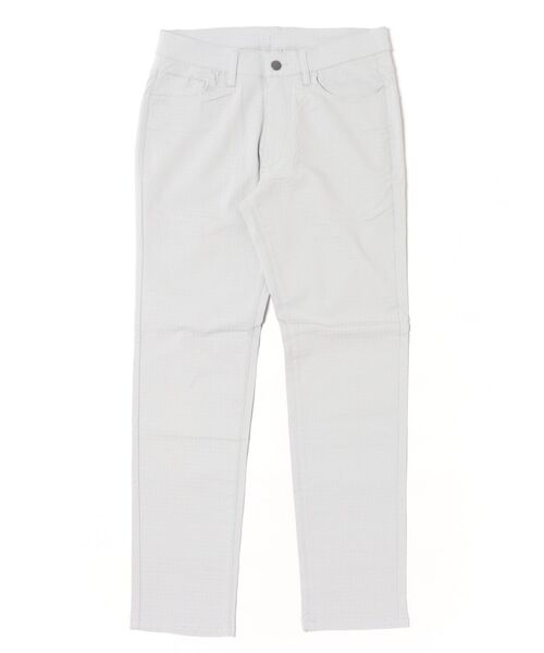 TAKA-Q(タカキュー)の「パンツ メンズ ストレッチ 抗菌防臭 スリム 5ポケット テーパード ジャガード クロスストレッチ(チノパンツ・メンズ・ブラック/ライトグレー・2S/3L/S/LARGE/X-LARGE/MEDIUM)」の8枚目の写真