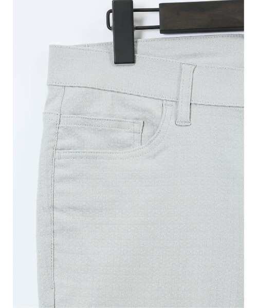 TAKA-Q(タカキュー)の「パンツ メンズ ストレッチ 抗菌防臭 スリム 5ポケット テーパード ジャガード クロスストレッチ(チノパンツ・メンズ・ブラック/ライトグレー・2S/3L/S/LARGE/X-LARGE/MEDIUM)」の10枚目の写真