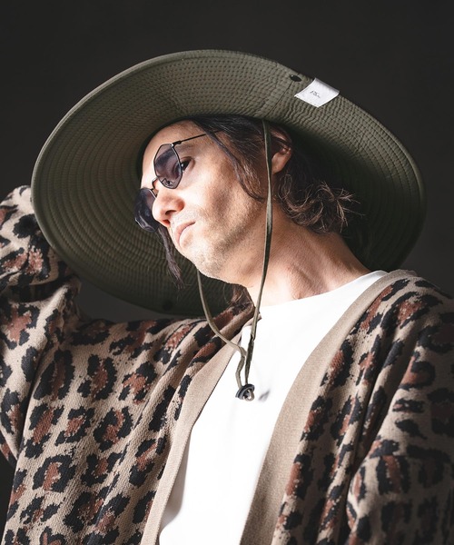 mko13363-Long Brim Field Hat サファリハット(201-008-gls-cg