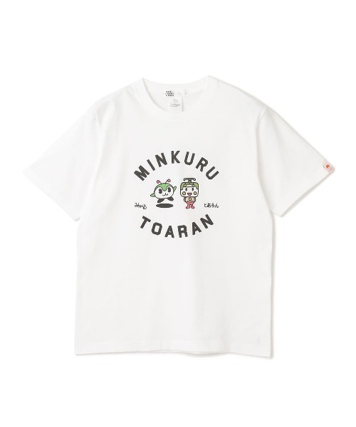 TOKYO CULTUART by BEAMS（トウキョウカルチャートバイビームス）の「BEAMS JAPAN meets とえいろ / みんくる＆とあらん Tシャツ ホワイト（Tシャツ/カットソー・レディース・ホワイト・LARGE/MEDIUM/SMALL/X-LARGE）」の7枚目の写真
