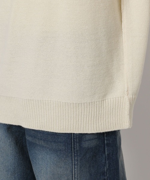 LAKOLE(ラコレ)の「ワッペン刺繍ニットプルオーバー / 650225(ニット/セーター・メンズ・チャコール/ホワイト/ピンク・LARGE/MEDIUM)」の9枚目の写真
