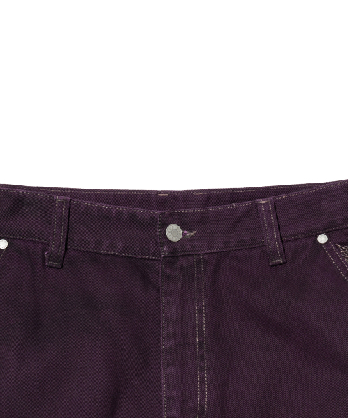 BROWNBREATH（ブラウンブレス）の「STAMP TAG DOUBLE KNEE PANTS - PURPLE（その他パンツ・レディース・その他・M/L/XL/S）」の3枚目の写真