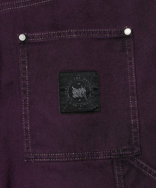 BROWNBREATH（ブラウンブレス）の「STAMP TAG DOUBLE KNEE PANTS - PURPLE（その他パンツ・レディース・その他・M/L/XL/S）」の6枚目の写真