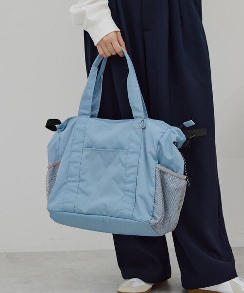 AMERICAN HOLIC（アメリカンホリック）の「【2SET】多機能トートバッグ（トートバッグ・レディース・チャコールグレー/ベージュ/サックスブルー・FREE）」の19枚目の写真