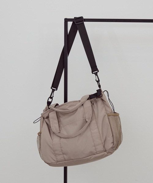 AMERICAN HOLIC（アメリカンホリック）の「【2SET】多機能トートバッグ（トートバッグ・レディース・チャコールグレー/ベージュ/サックスブルー・FREE）」の4枚目の写真