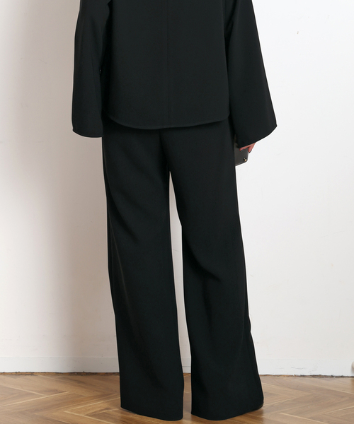 AP STUDIO（エーピーストゥディオ）の「*ソフィアイージーパンツ（スラックス・レディース・ベージュ/ブラック・34/36/38/40）」の6枚目の写真