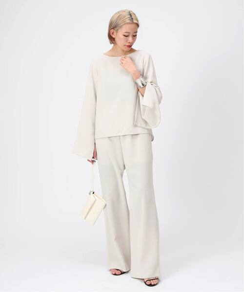 AP STUDIO（エーピーストゥディオ）の「*ソフィアイージーパンツ（スラックス・レディース・ベージュ/ブラック・34/36/38/40）」の21枚目の写真