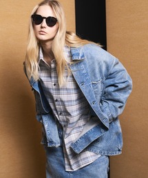 《UNISEX》【Vintage Style Denim Fabric】Prime-Over Engineer Denim Jacket/【ヴィンテージスタイルデニム】プライムオーバーカバーオール【MAISON SPECIAL/メゾンスペシャル】■セットアップ対応■