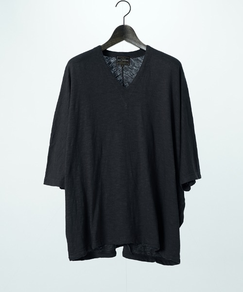 EGO TRIPPING（エゴトリッピング）の「mt10247- KITE V-NECK Ｖネックシャツ(666652)（Tシャツ/カットソー・メンズ・ブラック/ブラウン/キャメル/チャコール・48/46）」の12枚目の写真
